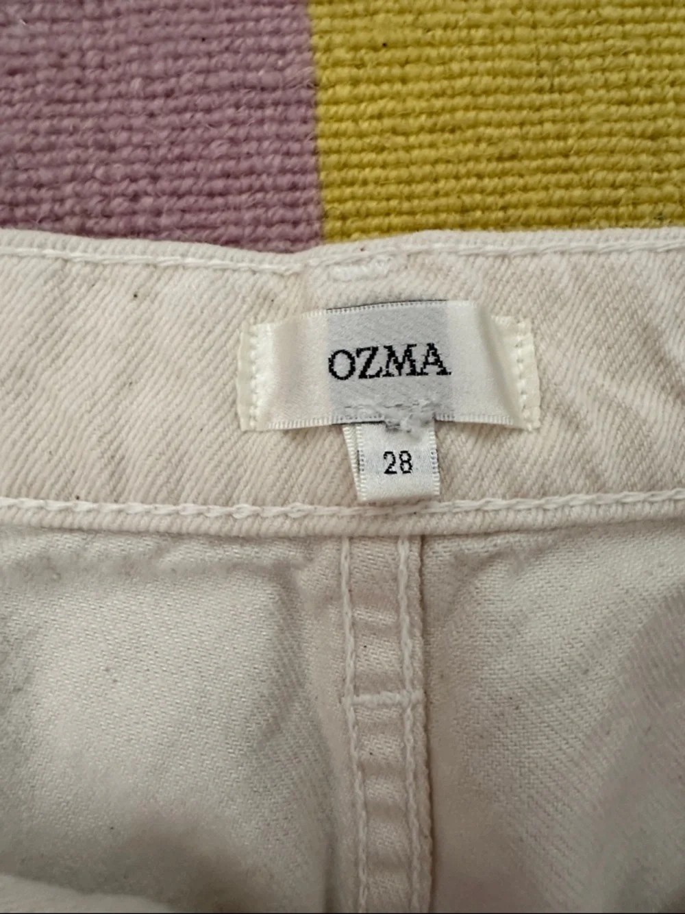 OZMA Jessie Jean, Tencel Bull Denim in Putty - Picture 4 of 6